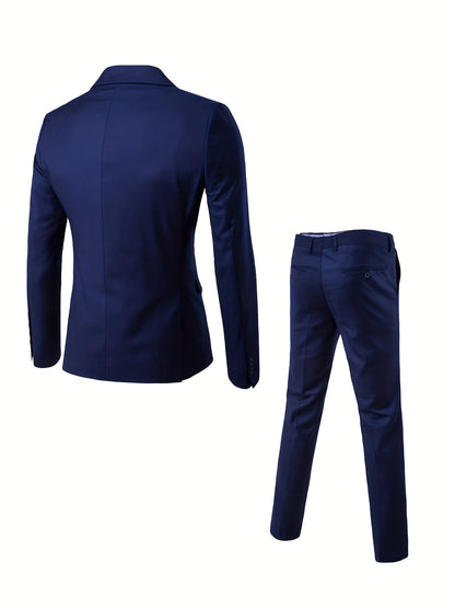 Alonso | Herrenanzug mit taillierter Jacke und Knopfverschluss