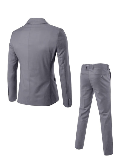 Alonso | Herrenanzug mit taillierter Jacke und Knopfverschluss