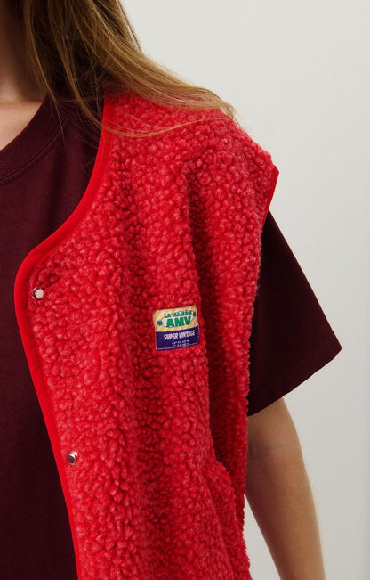 Alaia | Chaleco acolchado de mujer suave con botones y bolsillos | Aislante