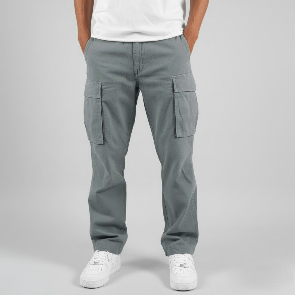 Cargo-Hose mit lockerem Schnitt und Seitentaschen