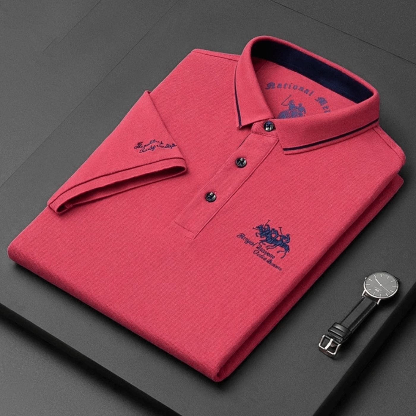 Joaquín | Herren-Poloshirt aus atmungsaktivem Stoff mit Kragen  