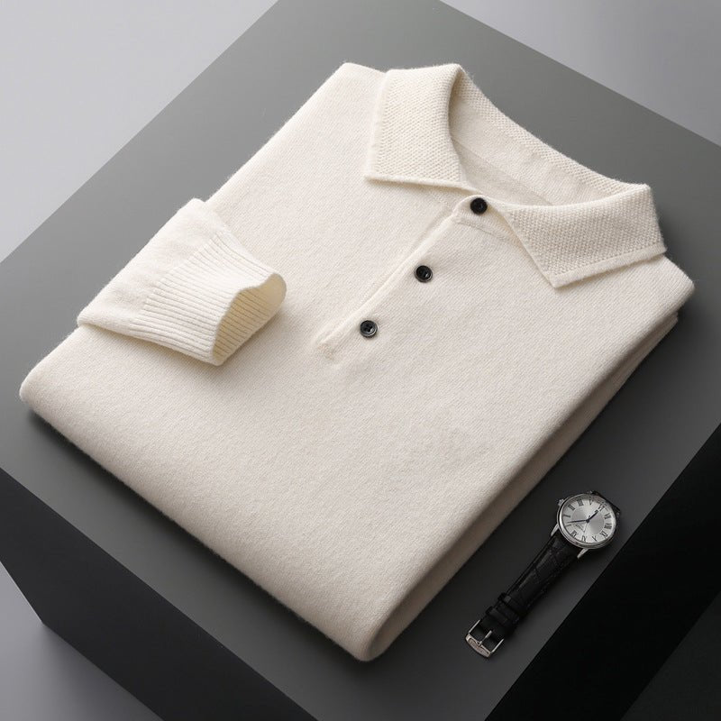 Fernando | Men's knit polo with classic collar
