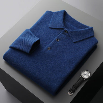 Fernando | Men's knit polo with classic collar