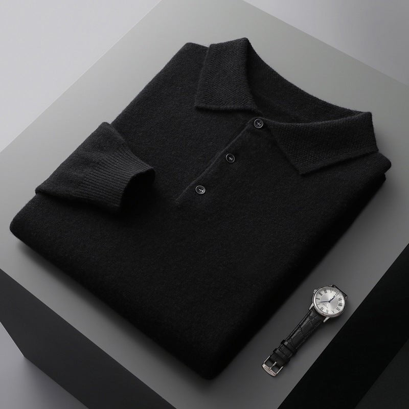 Fernando | Men's knit polo with classic collar