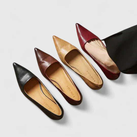 Isidora | Orthopädische Pumps mit spitzer Spitze und niedrigem Absatz  