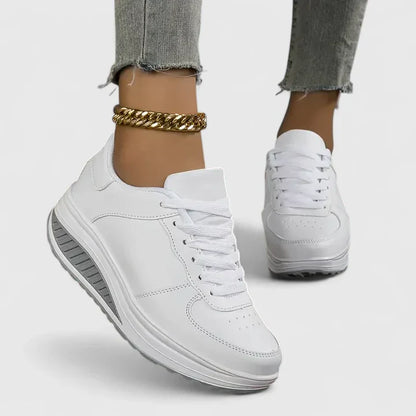 Carmela | orthopedic sneakers with elevated sole and laces