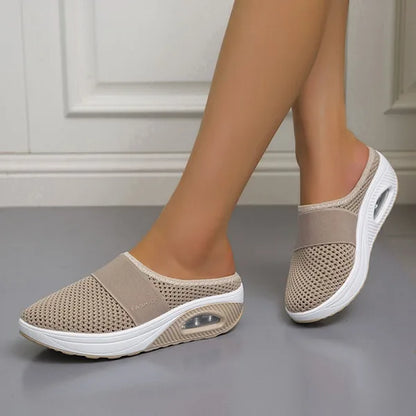 Manuela | Damensandalen ohne Verschluss mit atmungsaktivem Design  