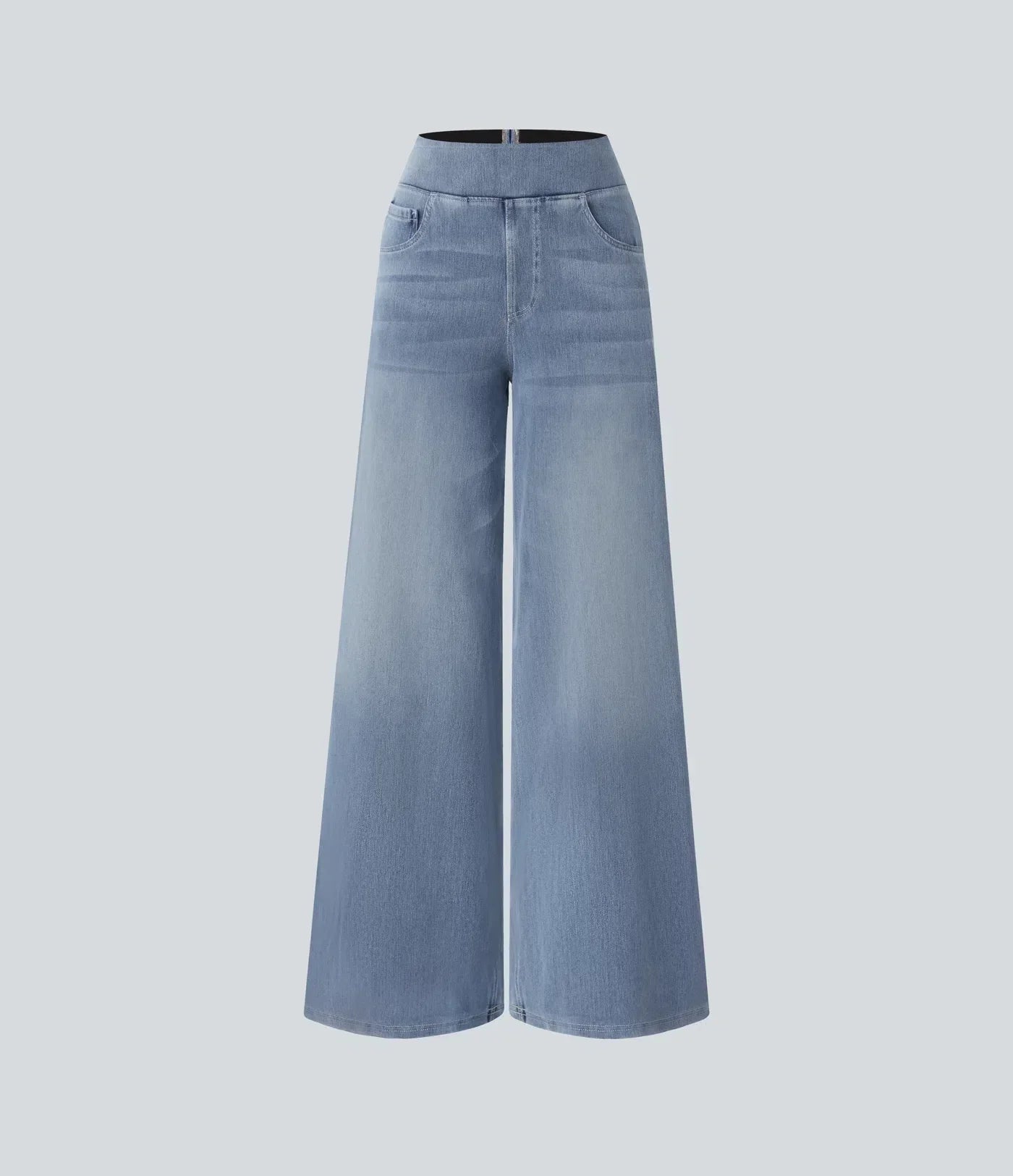 Estela | High-waisted wide-leg loose-fit trousers
