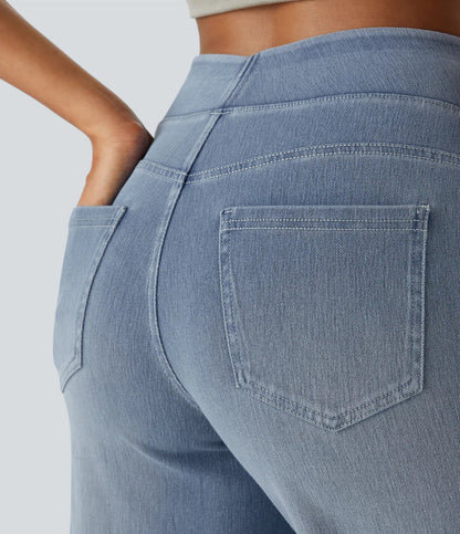 Estela | High-waisted wide-leg loose-fit trousers