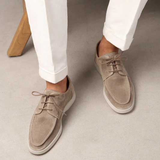 Rogelio | Men's loafers with laces and smooth sole