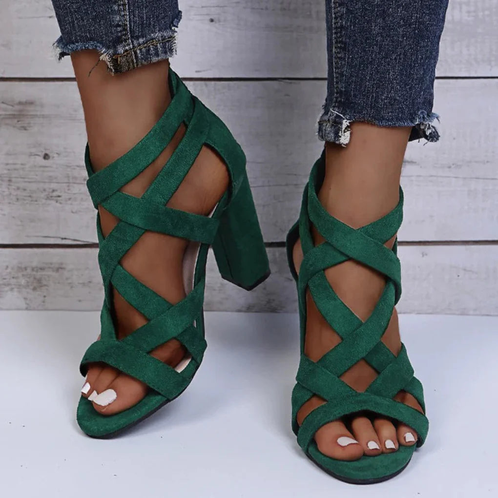 Laura | Women's spring sandals with a medium heel