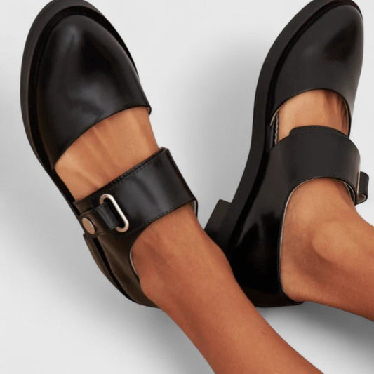 Salomé | Buty Mary Jane z klamrą i grubą podeszwą