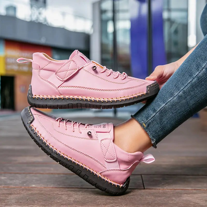 Nivalia | Zapatillas para mujer con tejido texturizado y cordones cómodas | Transpirables