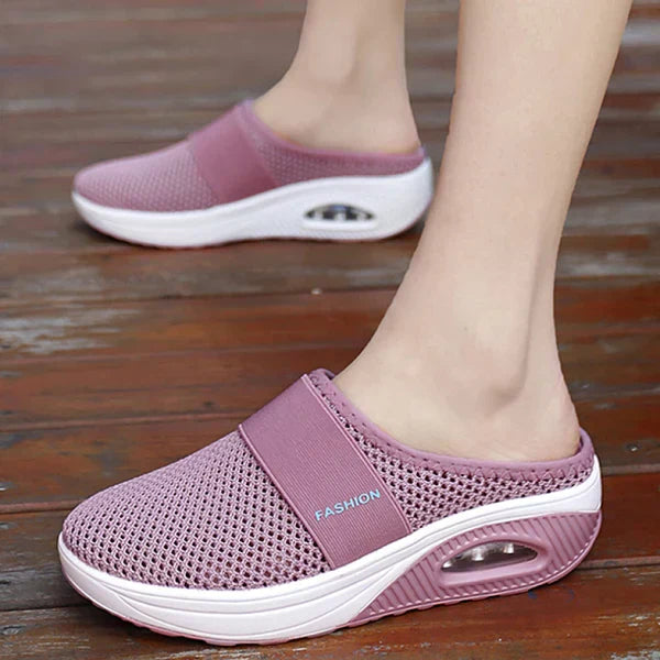 Manuela | Damensandalen ohne Verschluss mit atmungsaktivem Design  