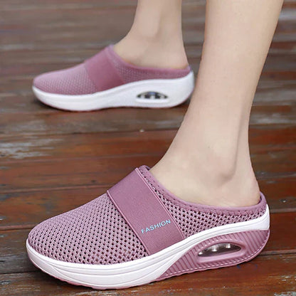 Manuela | Damensandalen ohne Verschluss mit atmungsaktivem Design  