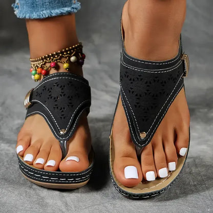 Natalia | Orthopädische Sandalen für Damen mit Riemen und gepolsterter Sohle  