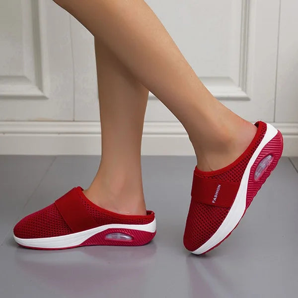 Manuela | Damensandalen ohne Verschluss mit atmungsaktivem Design  