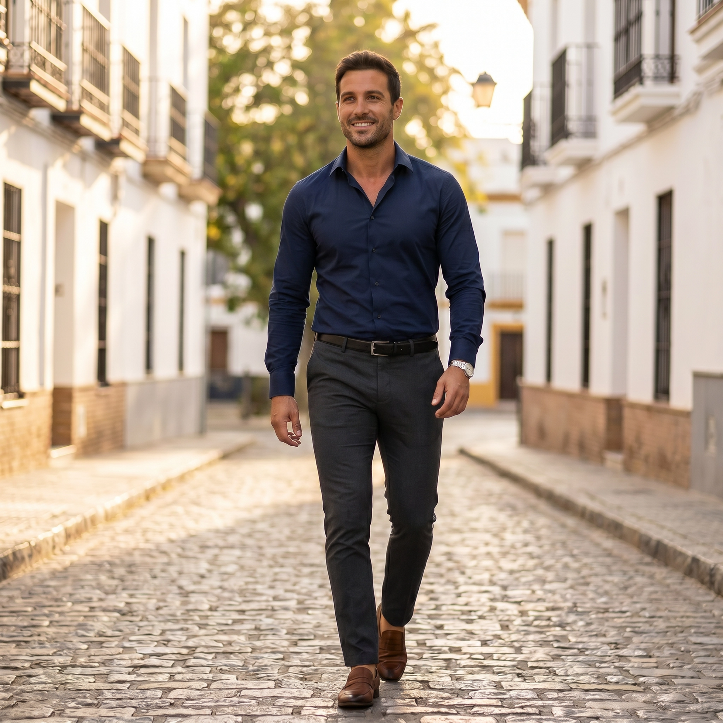 Saul | Elegantes Slim-Fit-Hemd für Herren im Frühling
