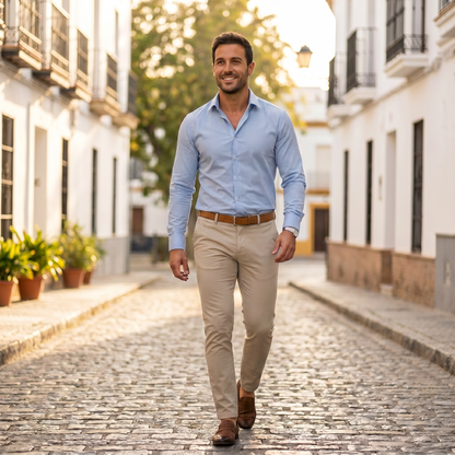 Saul | Elegantes Slim-Fit-Hemd für Herren im Frühling