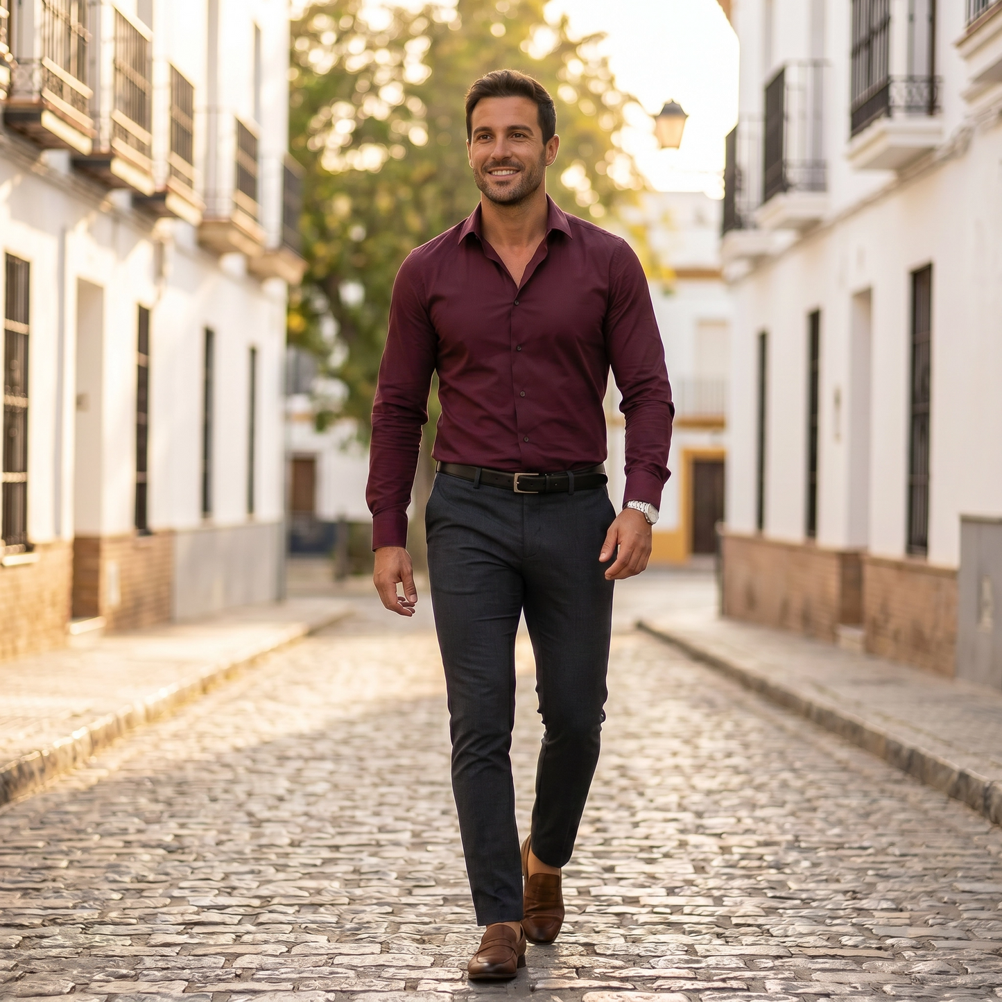 Saul | Elegantes Slim-Fit-Hemd für Herren im Frühling