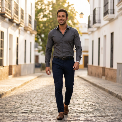 Saul | Elegantes Slim-Fit-Hemd für Herren im Frühling