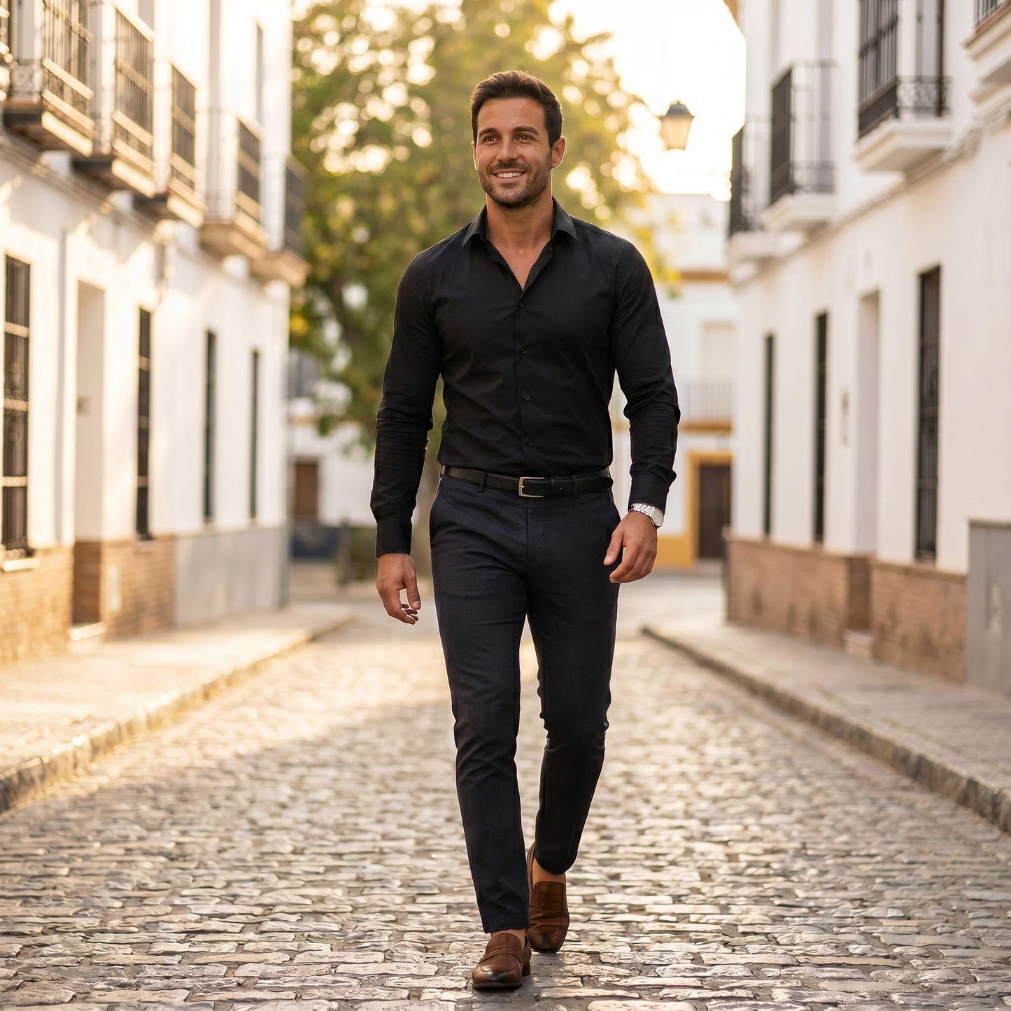 Saul | Elegantes Slim-Fit-Hemd für Herren im Frühling