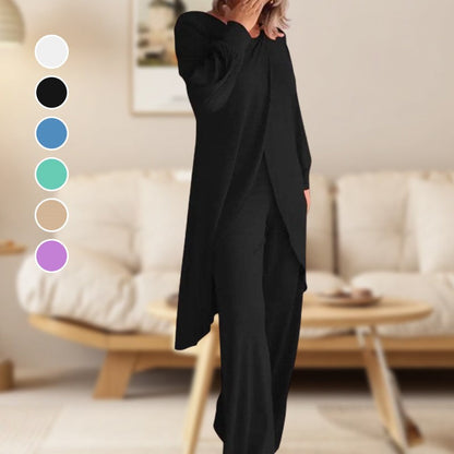 Pilar | Conjunto dos piezas para mujer con túnica y pantalón ancho
