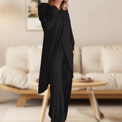Pilar | Conjunto dos piezas para mujer con túnica y pantalón ancho