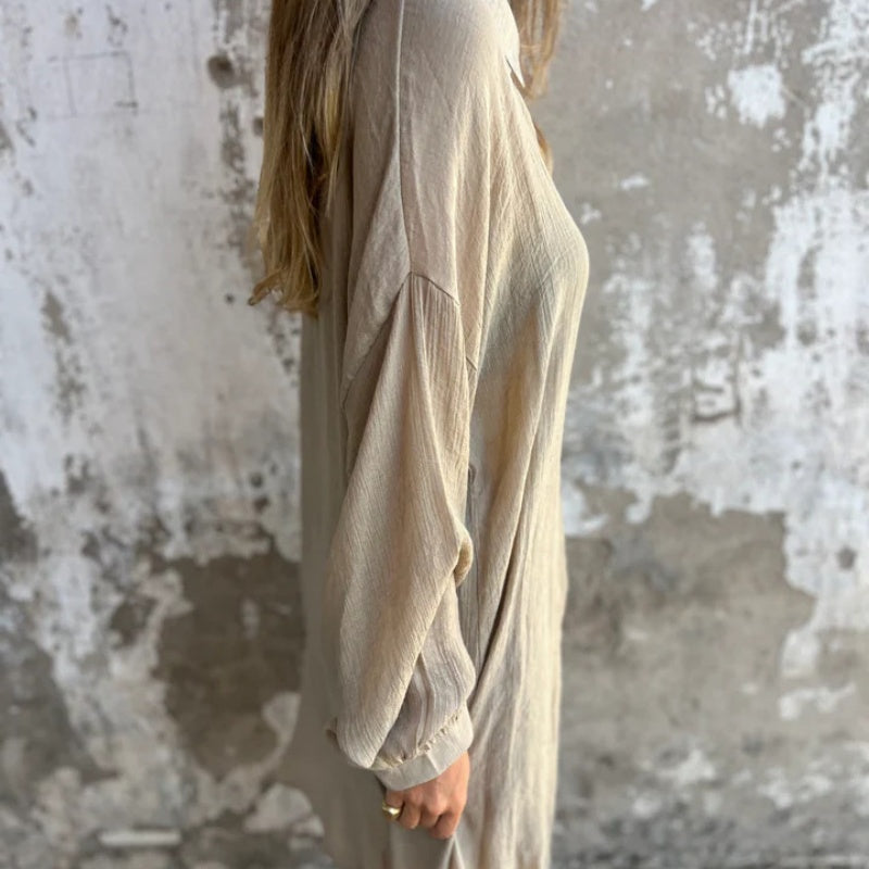 Lunara | Women's two-piece set with shirt and buttons