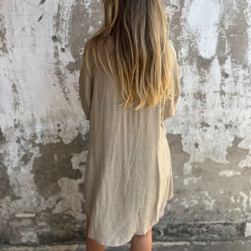 Lunara | Women's two-piece set with shirt and buttons