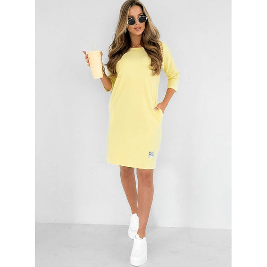 Eliana | Robe mini pour femme avec manches trois-quarts et style sweat