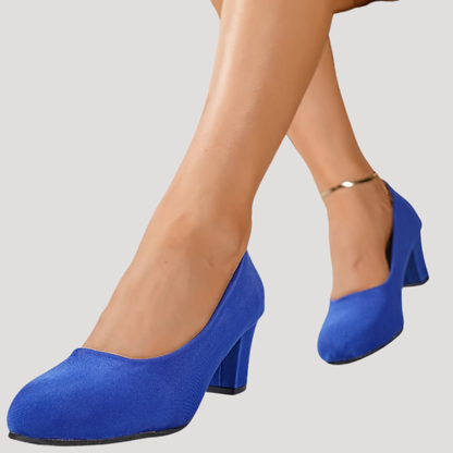 Magdalena | Tacones de bloque para mujer con punta redonda