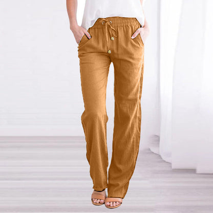 Hiro | Pantalón largo con cintura elástica y cordón