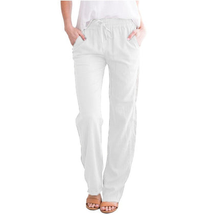 Hiro | Pantalón largo con cintura elástica y cordón