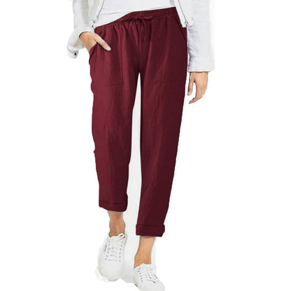 Hiro | Pantalón largo con cintura elástica y cordón