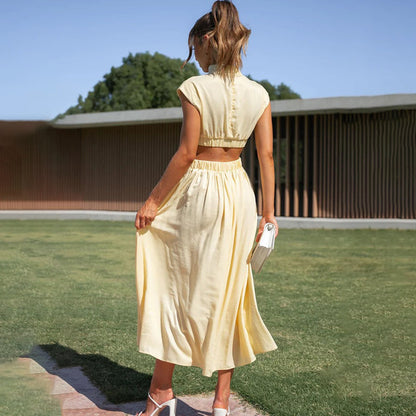 Raquel | Midikleid mit tailliertem Schnitt und Raffung  