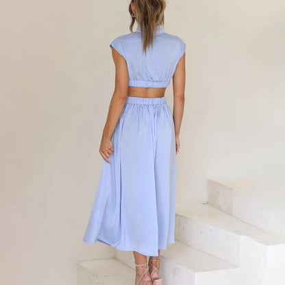 Raquel | Midikleid mit tailliertem Schnitt und Raffung  