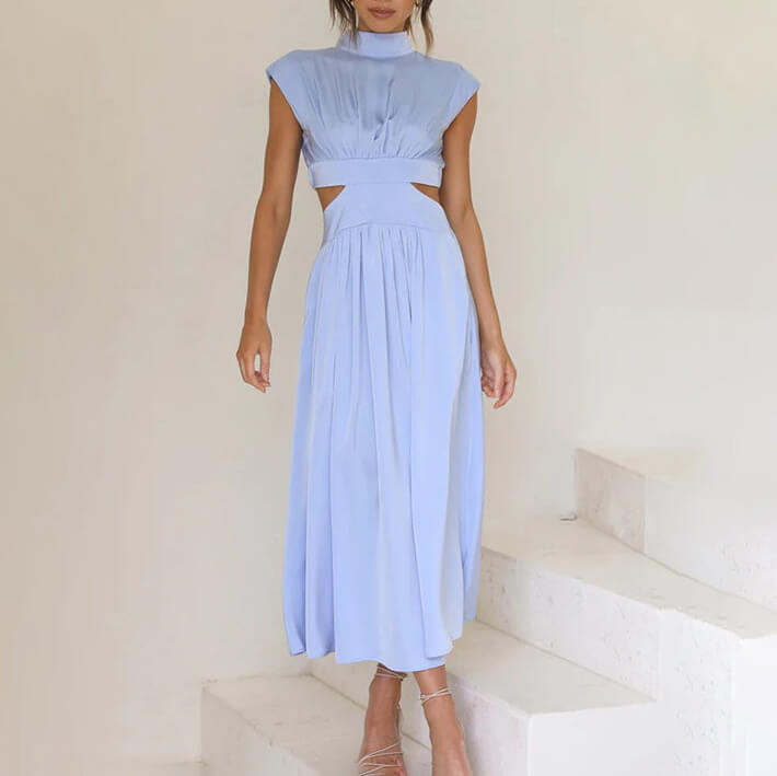 Raquel | Midikleid mit tailliertem Schnitt und Raffung  