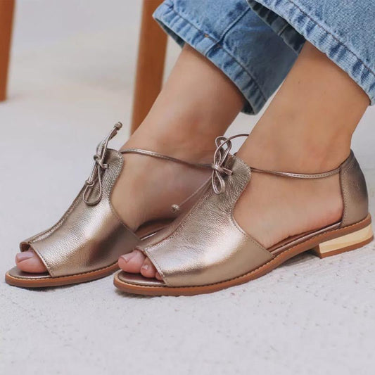 Liliana | Women's sandals with adjustable bow and open toe
