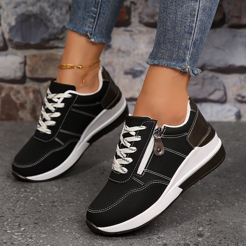 Romina | Orthopädische Damensneaker mit bequemen Schnürsenkeln  