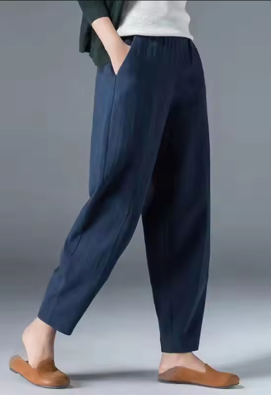 Basilisa | Damenhose mit weitem, elastischem Bund  
